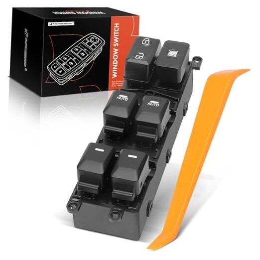 Front Driver Side Master Power Window Switch - Compatible with Kia Forte 2013