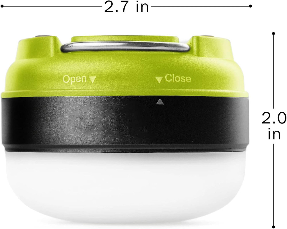 2 Pack LED Camping Lantern - Battery Powered LED Lantern, Waterproof