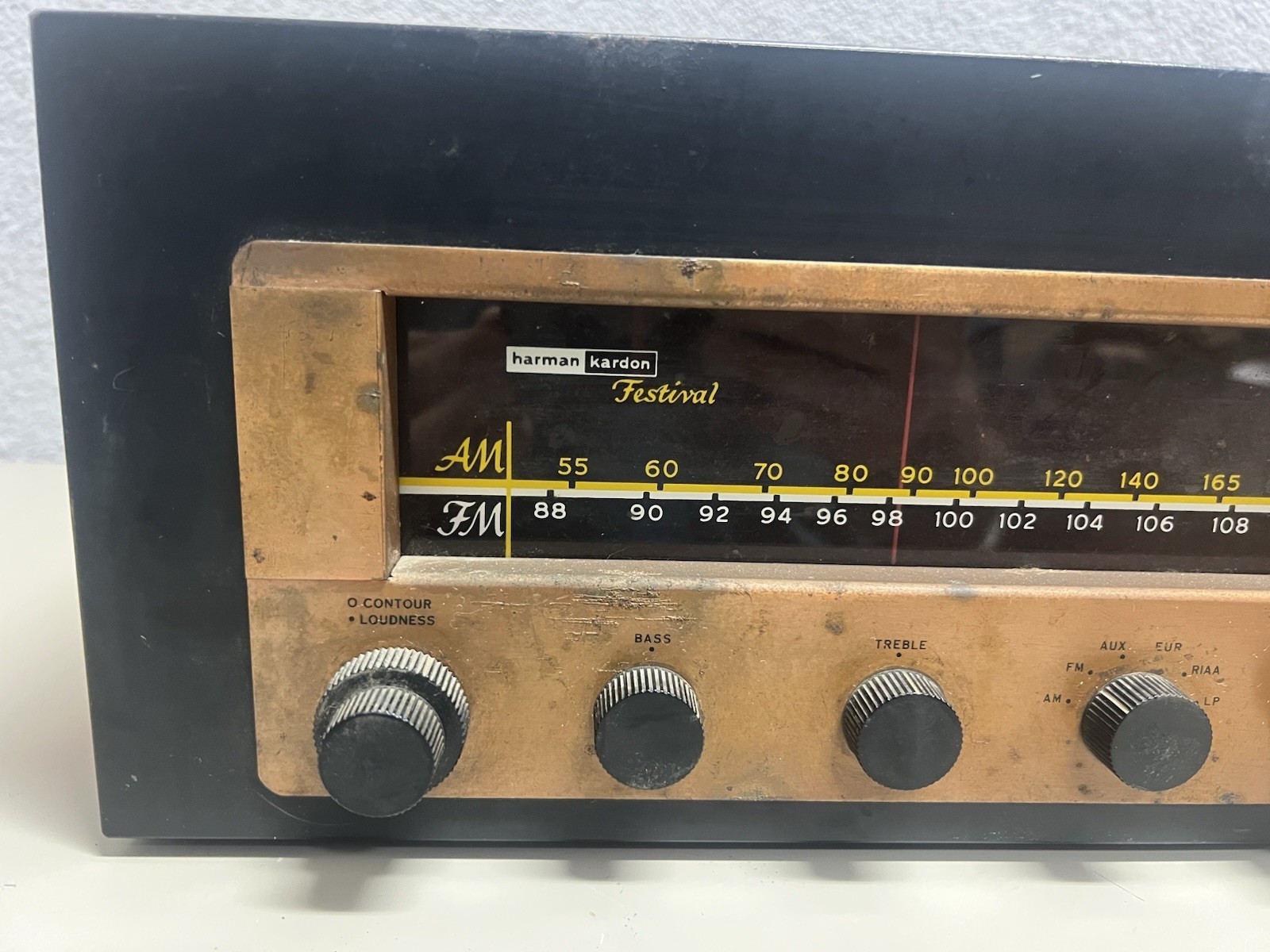 HARMAN KARDON D-1100 Tube Receiver For Parts Or Repair