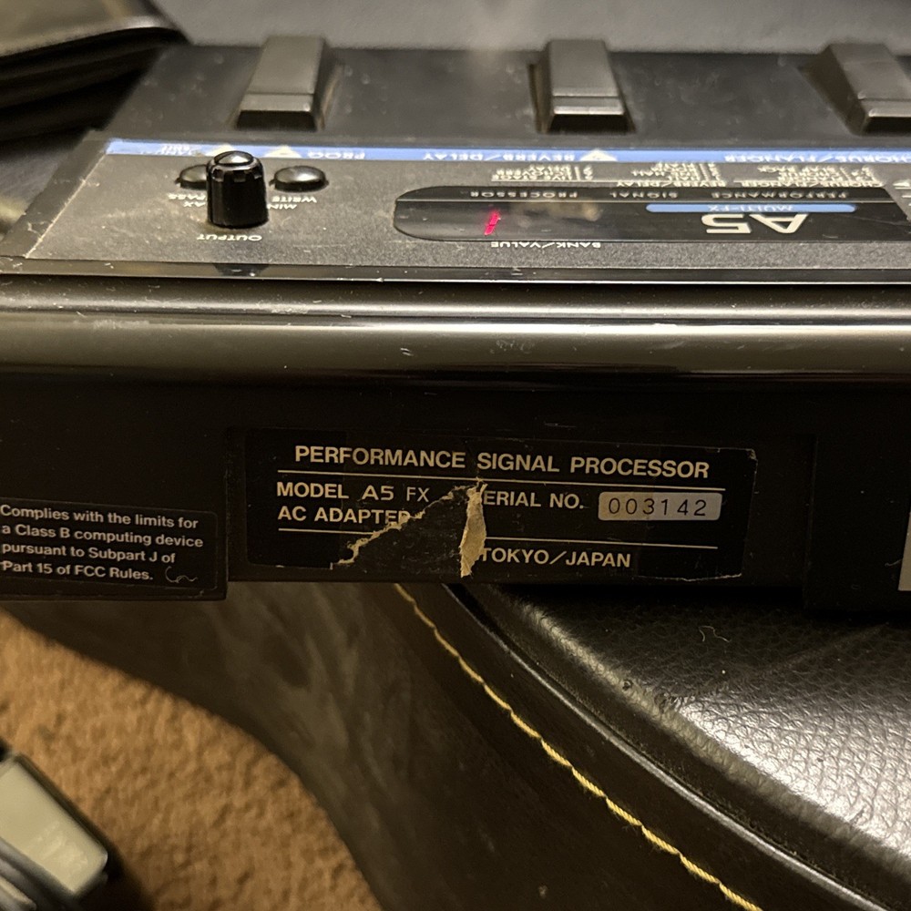 korg a5 multi effects processor Fx Pedal Board In Box With Power Supply Mint