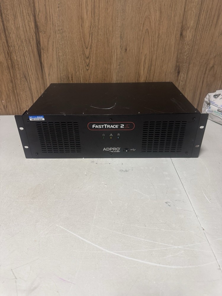 ADPRO FastTrace 2E Security Server Video Analytics Rackmount Tested