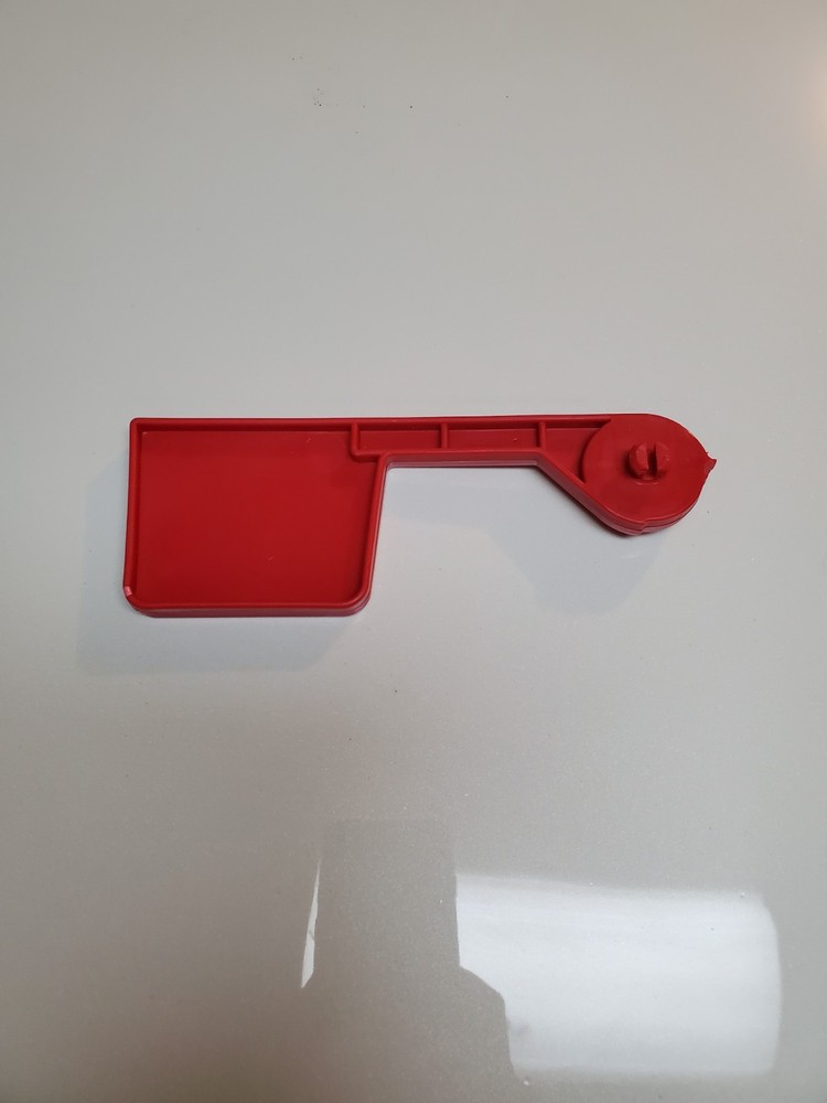 Durable Red Plastic Flag Replacement For Missing Broken Mailbox New MB515 MB505