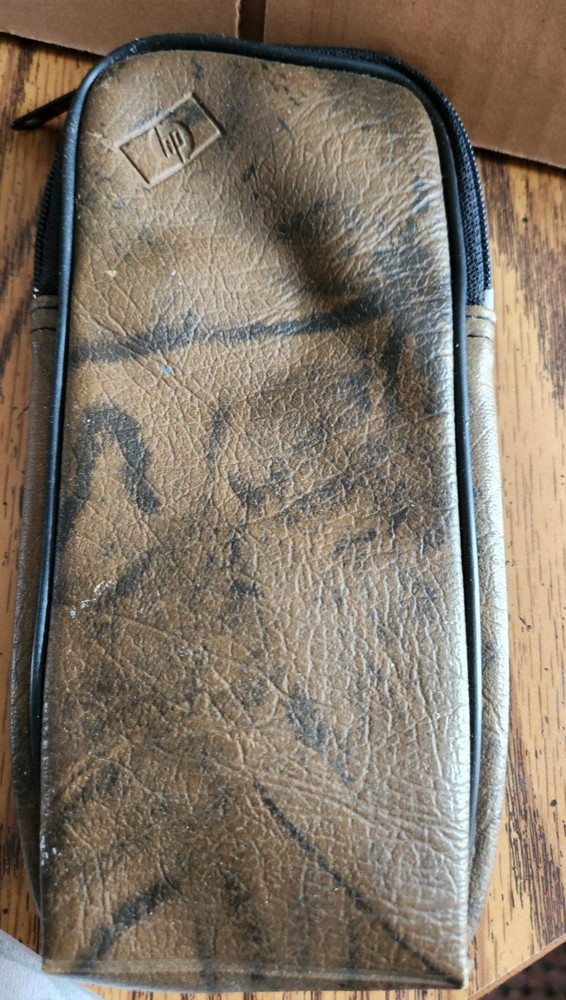 Leather Case For HP Calculator Nice  Used Condition