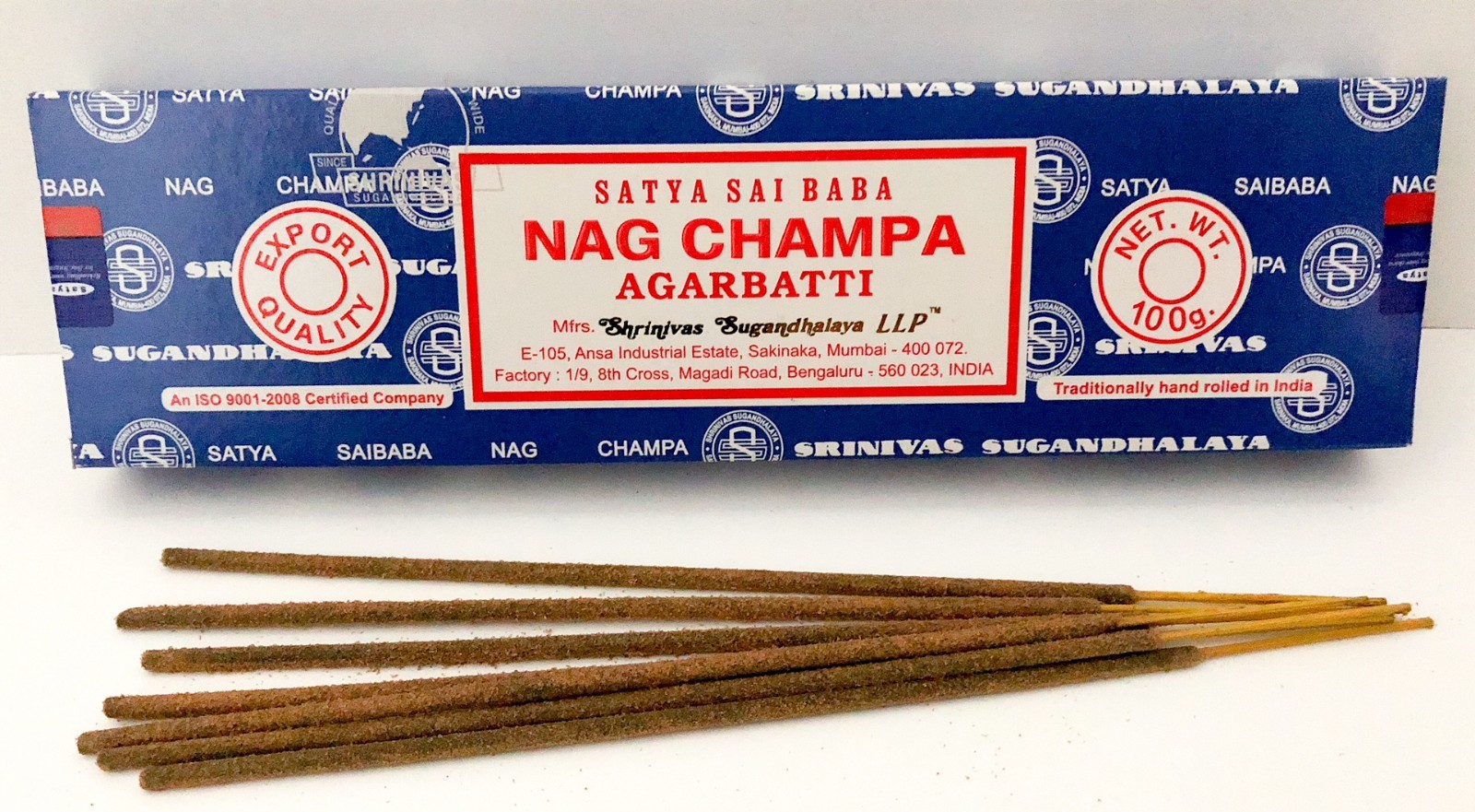 Satya Nag Champa Incense Sticks Blue Box Pick 15 40 100 250 gms - Fresh Stock !!