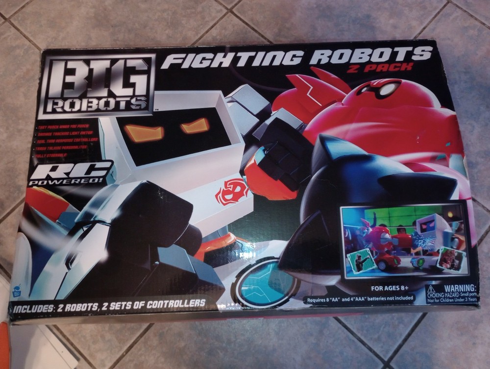 Cepia Big Robots Fighting 2 Robots Data Rate & Tenderizer W/ Controllers Tested