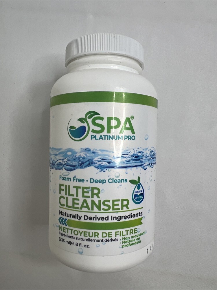Eco friendly Spa Platinum Pro and Pool Filter cleanser