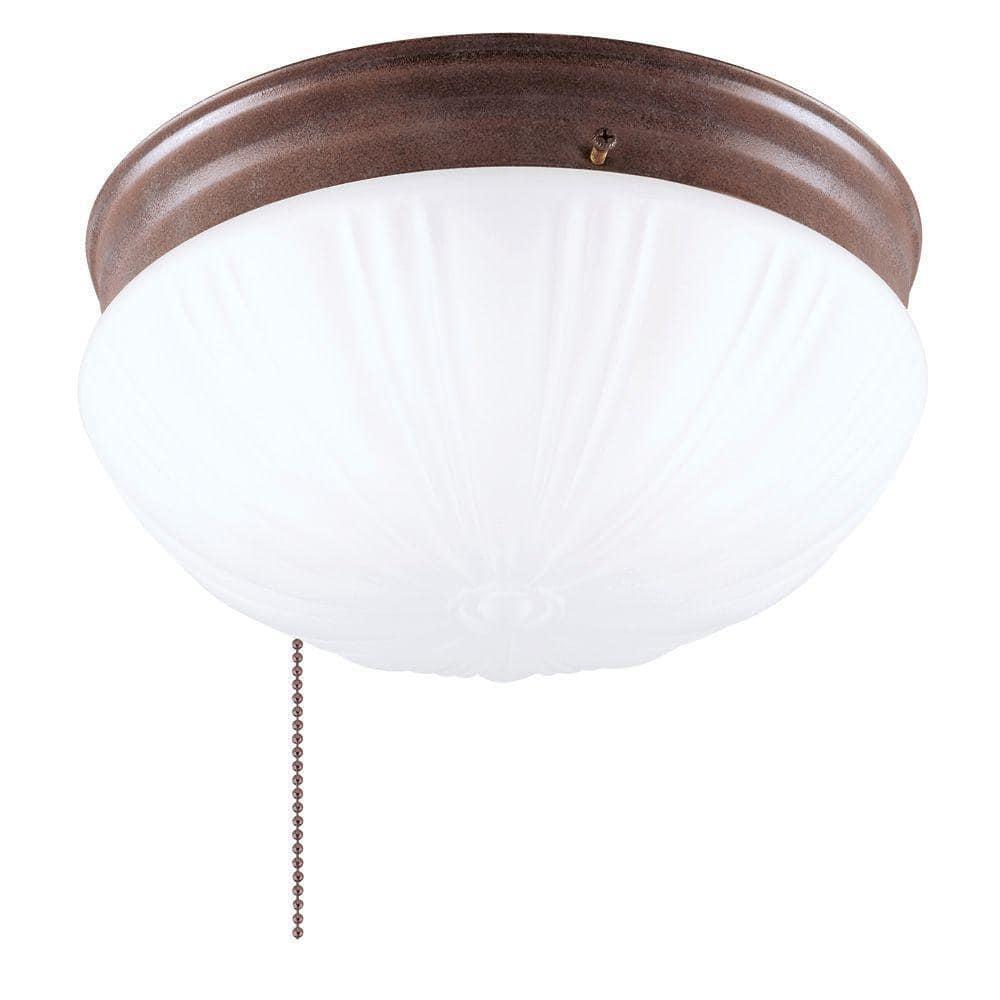 Westinghouse 2 Light Ceiling Fixture Sienna Interior Flush Mount With Pull Chain