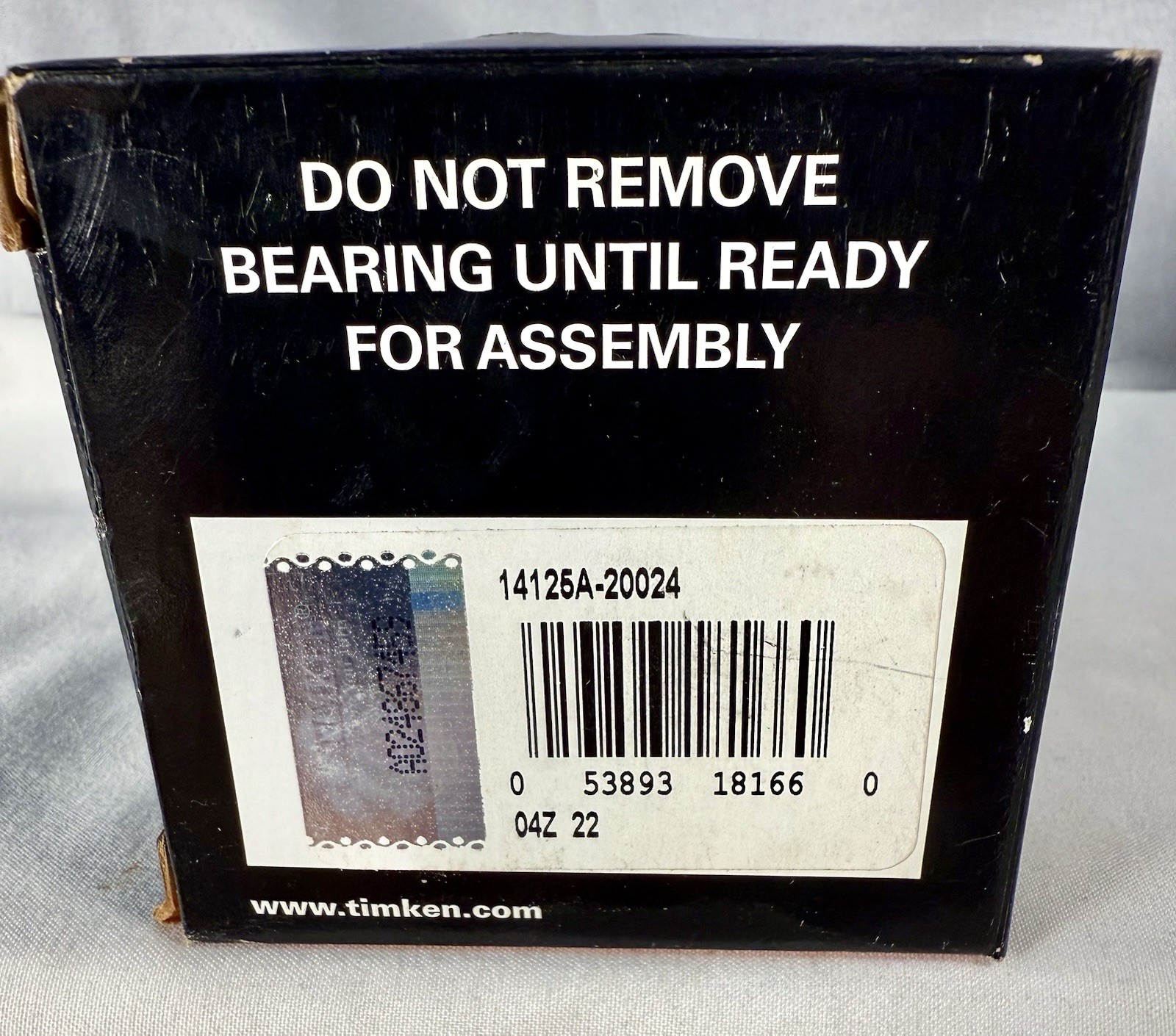 TIMKEN 14125-A Wheel Bearings / New Authentic W/Serialized Hologram PLUS FREE 🚢