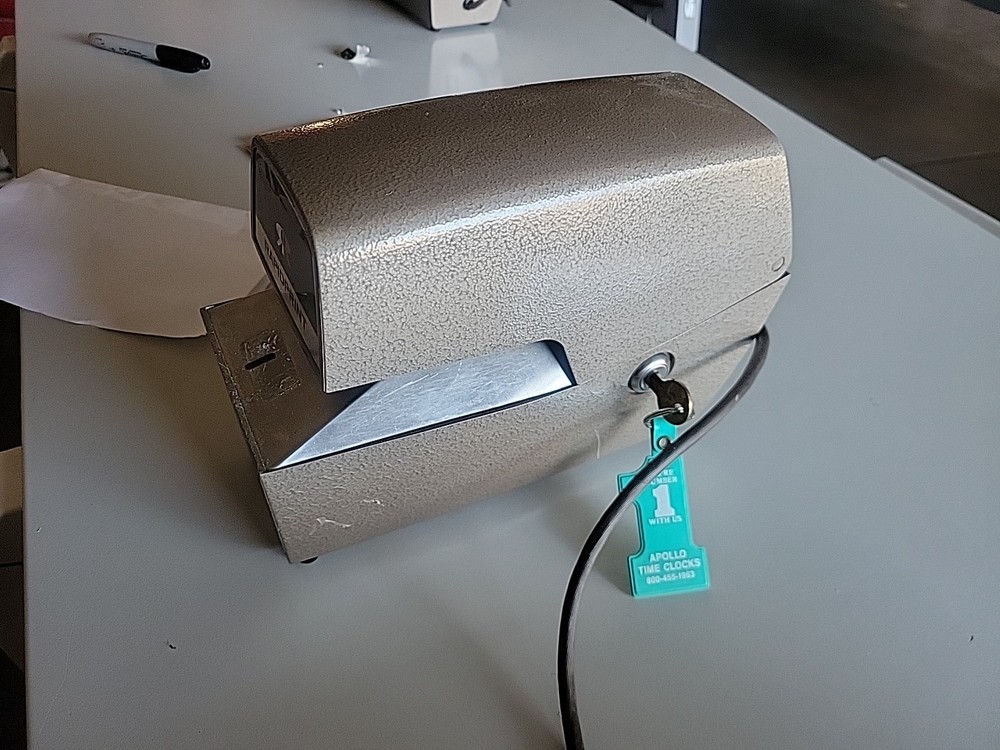 RAPIDPRINT ARL-E Automatic Date/Time LED Clock Stamp & Key