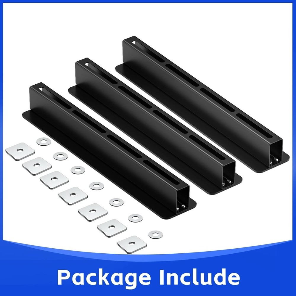 3 Pack Overhead Storage Bin Rack, Ceiling Racks For Utility Bins Organization