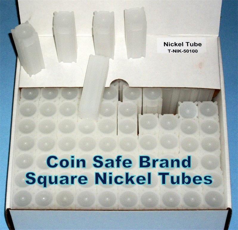 20 You Pick-Assorted Sizes COIN SAFE SQUARE TUBES - Cent through Silver Eagle