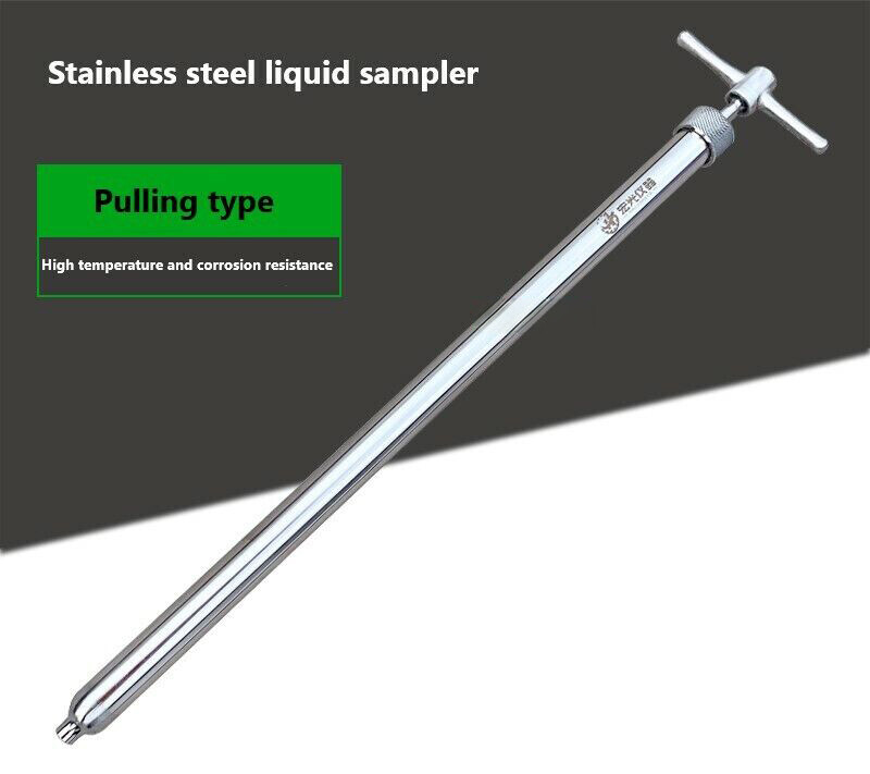 0.9m grains powder slots solid sampler probe granule,SUS304,Double handle，