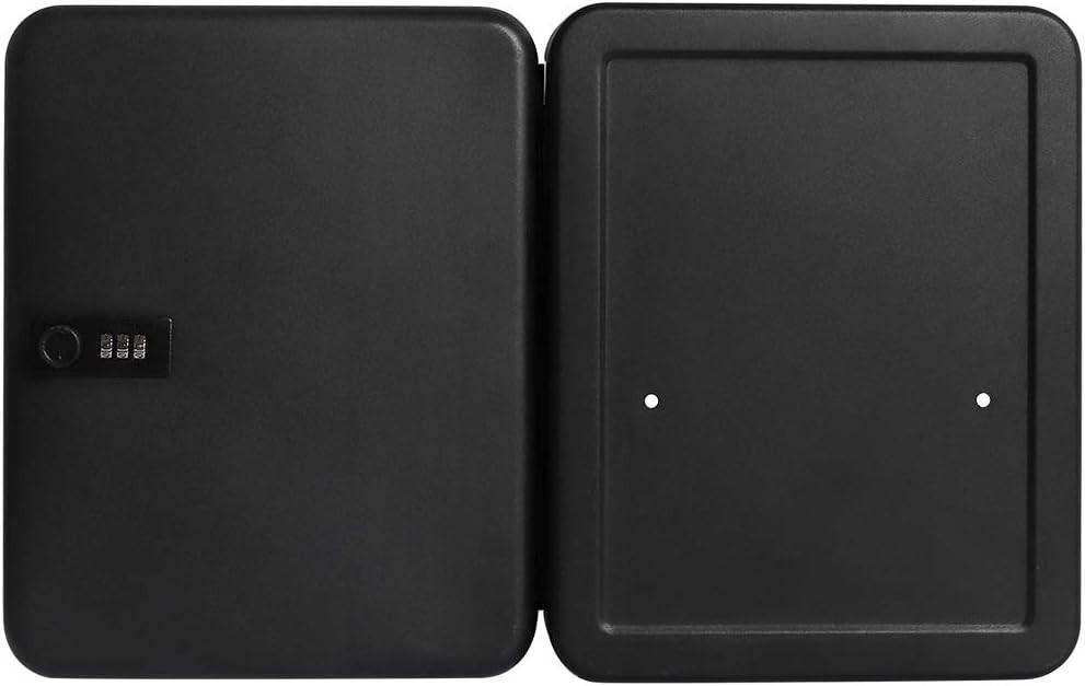 Key Cabinet Wall Mount,Locking Key Organizer,Key Storage Lock Box with Code,Key