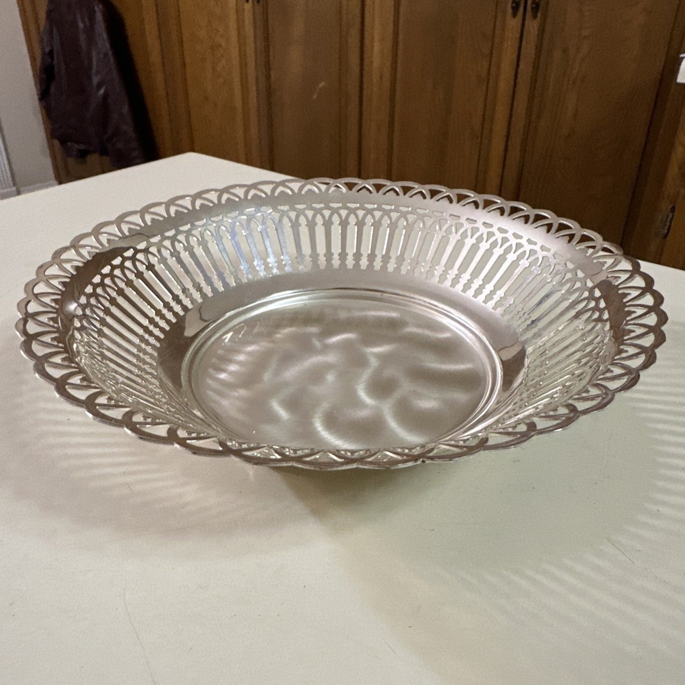 Vintage WMF-IKORA Tarnish Resistant Silverplated Footed Candy Dish - 08/73 6761