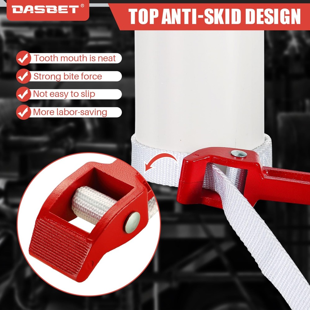 12 Inch Strap Wrench Pipe Adjustable Nylon Strap Pipe