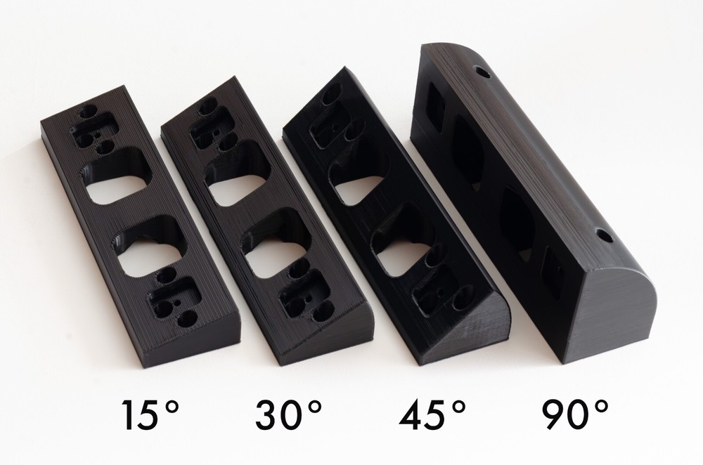 Angle Mount Bracket Wedge for Eufy E340 | With Hardware | 15° 30° 35° 45° 90°