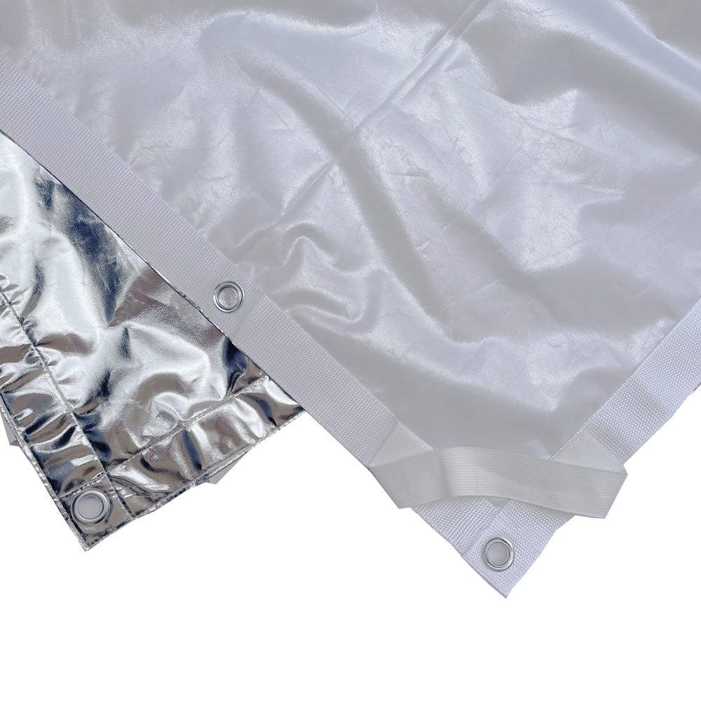 12'x12' 3.6x3.6m Solid Silver Reflector Butterfly/Overhead Fabric
