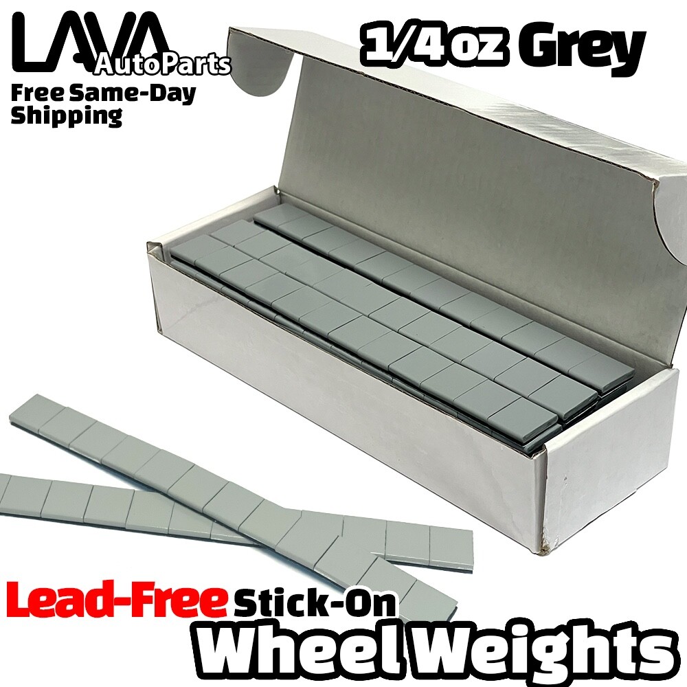 8 Box 1/4 oz Grey Wheel Weights Stick-on Adhesive Tape Total 2880 Pcs Lead-Free