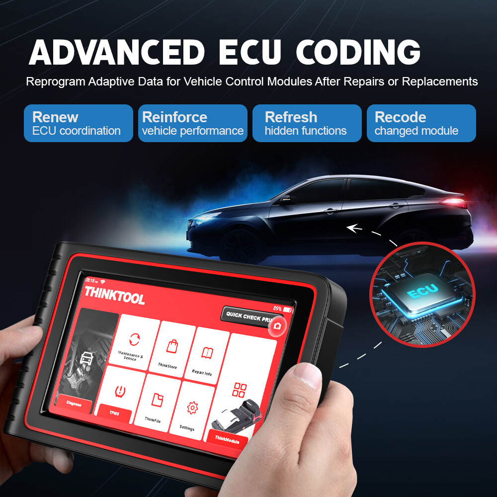 THINKCAR THINKTOOL OBD2 All System IMMO Auto Diagnostic Scanner Tool Code Reader