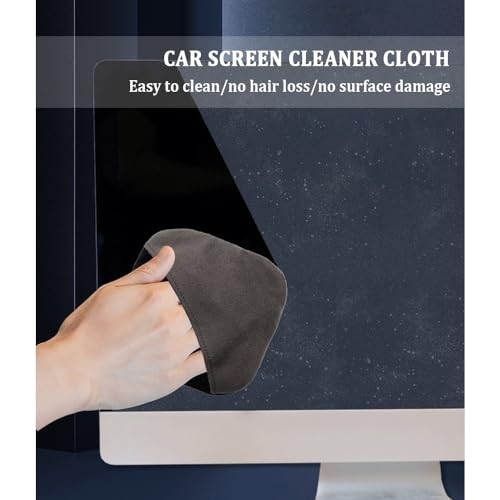 Car Screen Cleaner Cloth—Rapid Dust Removal Microfiber—Square Shape