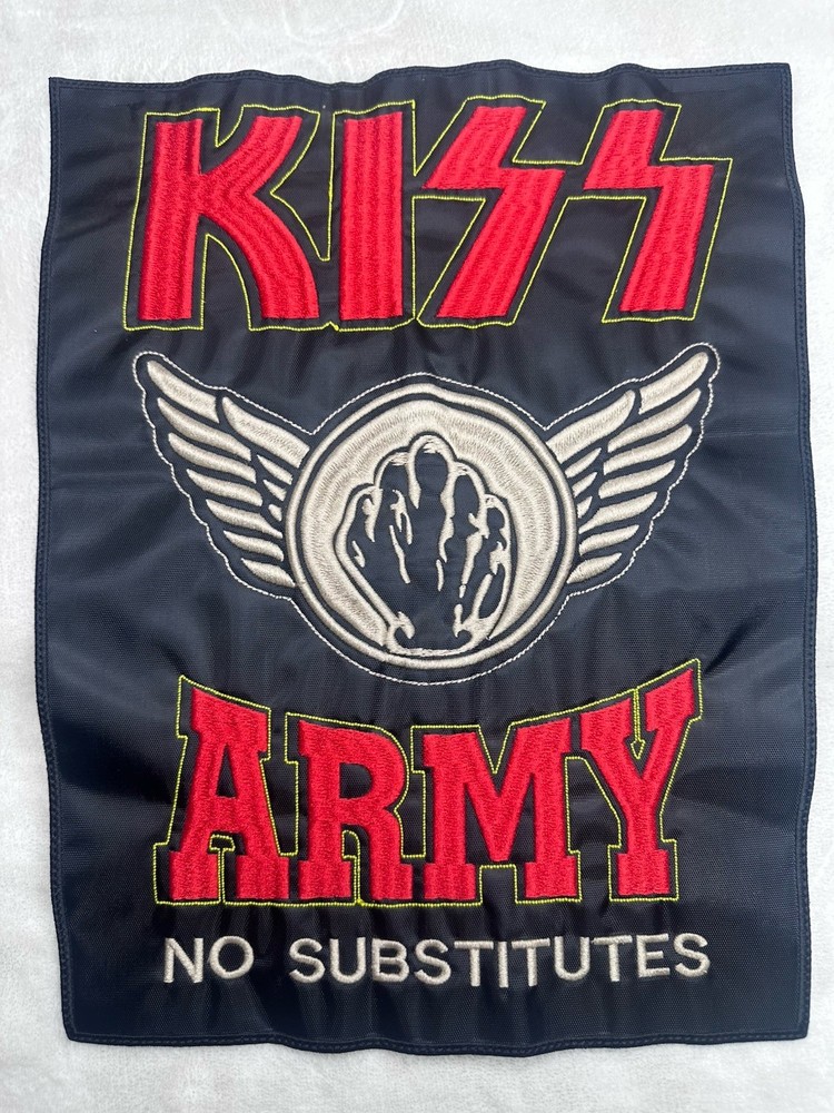KISS Army - Big Sew-on Patch,  10.75 X 9.25  X 13 Inch