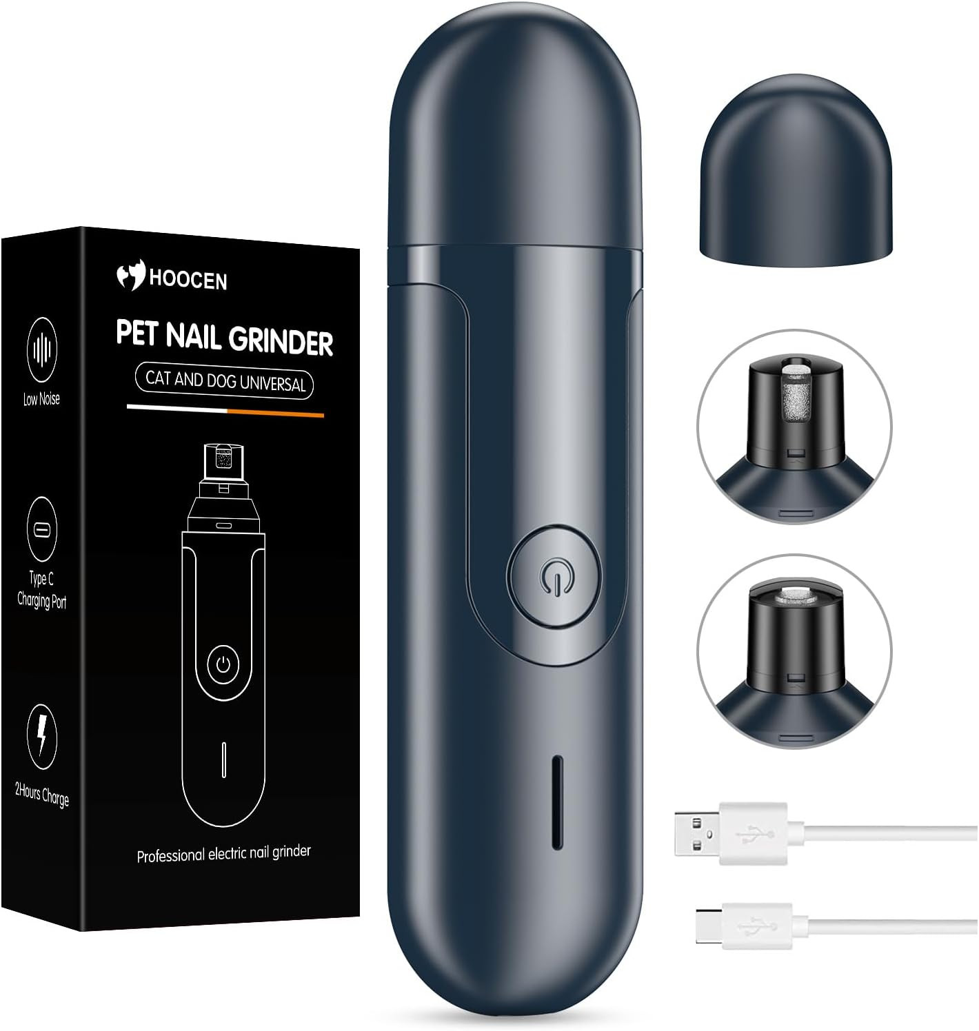 Upgraded Silent Groom Pro Nail Grinder Heusom Silent Grind Pro for Dogs Nail NEW