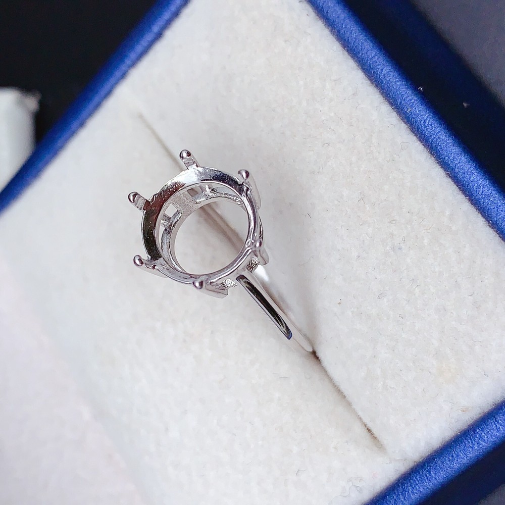 Empty silver925 ring setting, blank setting silver ring DIY R479