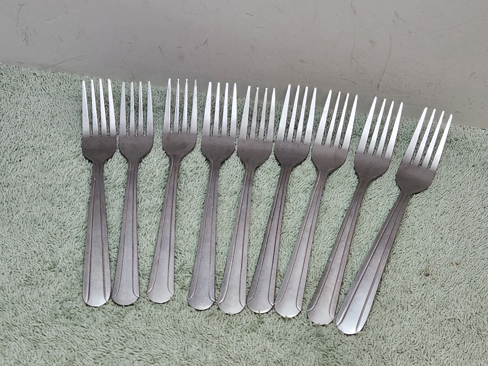 Delco 7" Dominion Stainless Steel Forks Set of 9