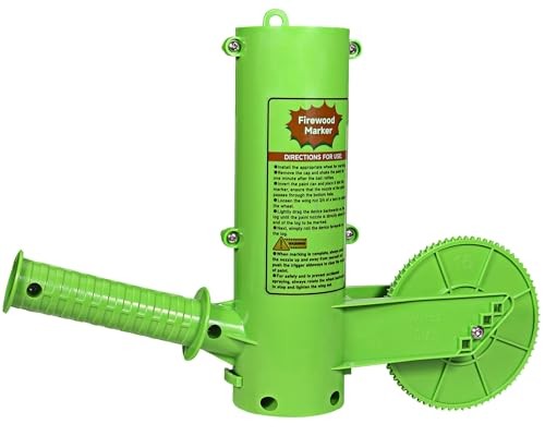 Firewood Marker Tool - Automatic Paint Marking Device with 16'' Roller Wheel,
