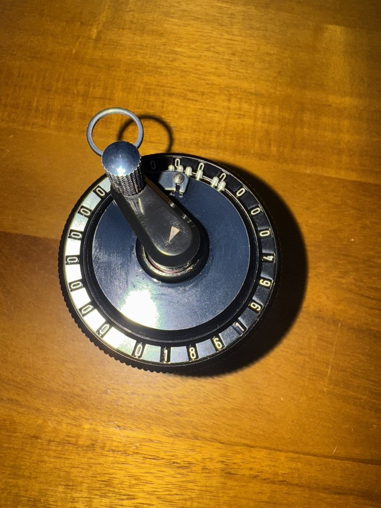 Curta calculator Type 2 w/can, rare