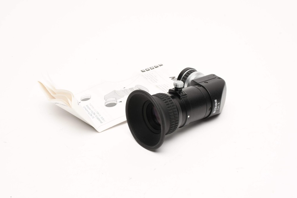 Nikon DR-4 Right Angle Viewing Attachment w/ Eye Cup, Cap, Instructions