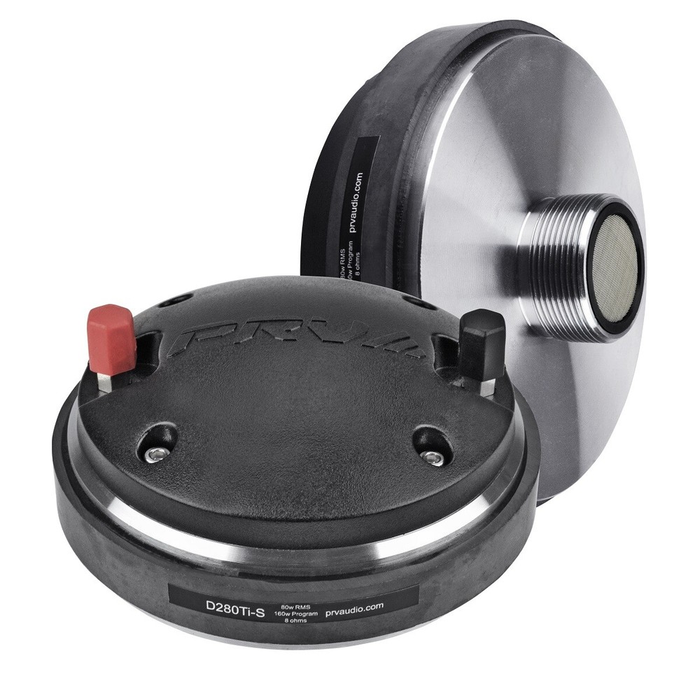 4x PRV Audio D280Ti-S 1" Exit Titanium PRO Compression Driver 160 Watts 8 Ohms