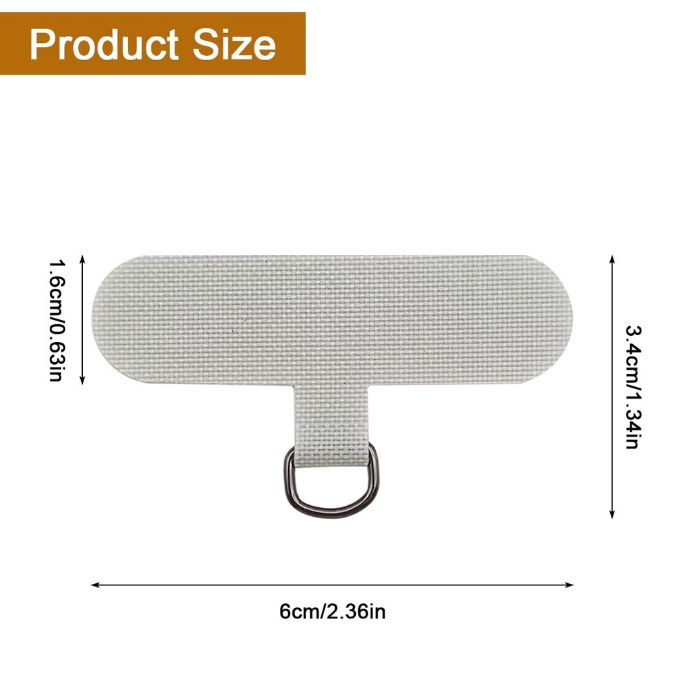 Phone Tether Tab, 3 Pcs Cell Lanyard Patch Compatible with iPhone...