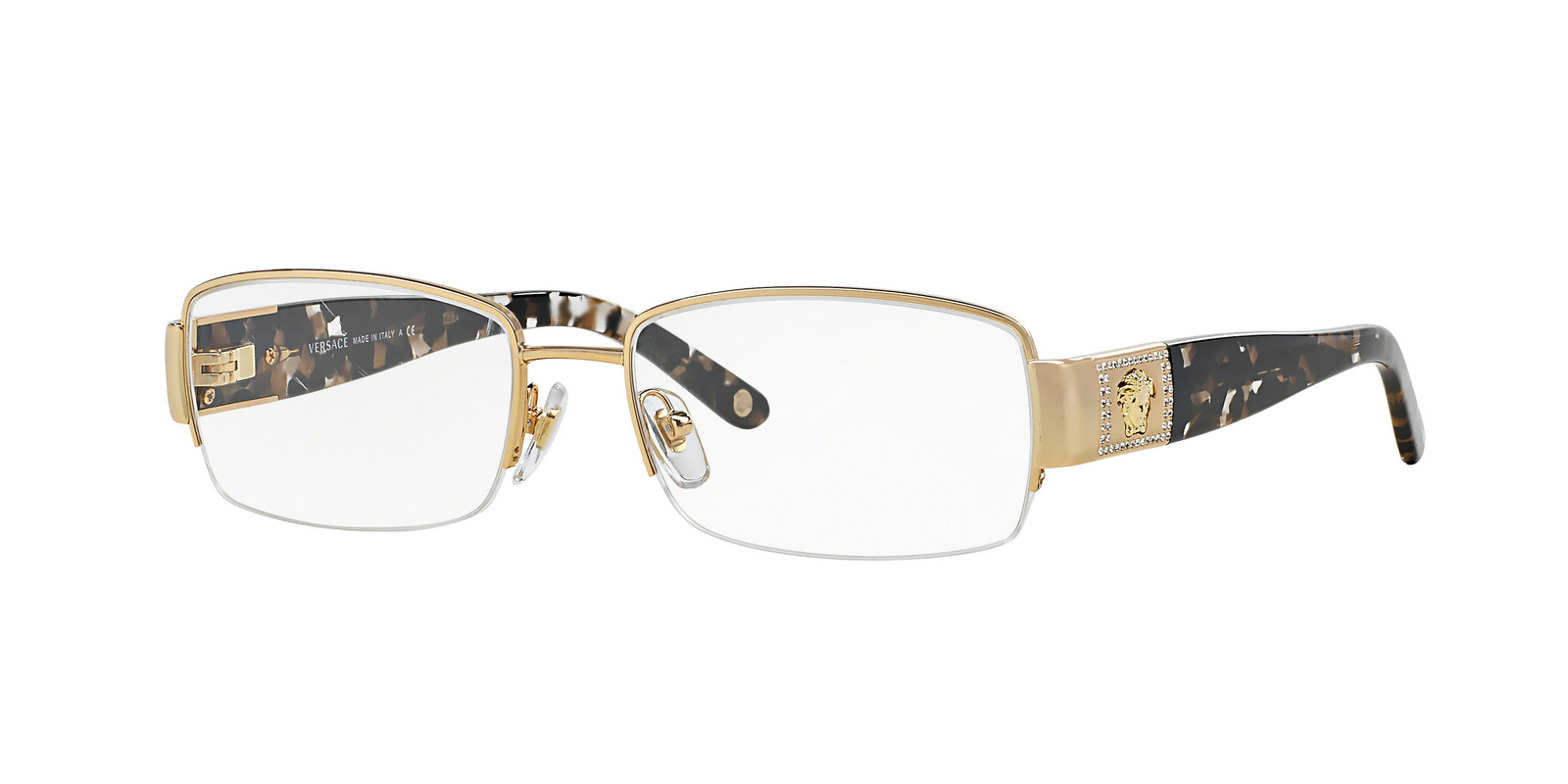 VERSACE VE1175B 1002 Gold Demo Lens 53 mm Women's Eyeglasses