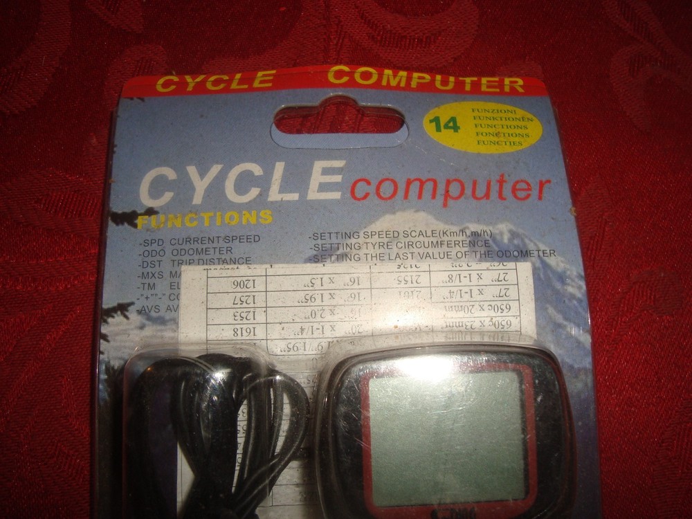 NEW Waterproof Bicycle Computer SD-548B w/Instructions