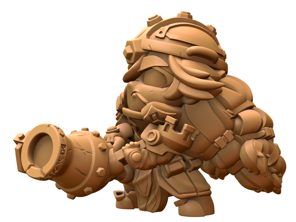 Capsule Chibi - Wallbreaker Cannoneer