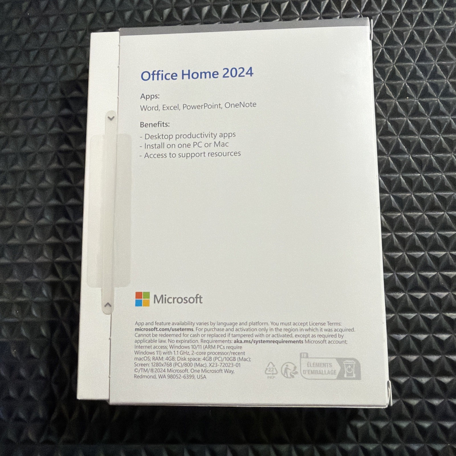 Microsoft Office Home 2024 For 1 PC/Mac Lifetime License Use EP2-06820 - New