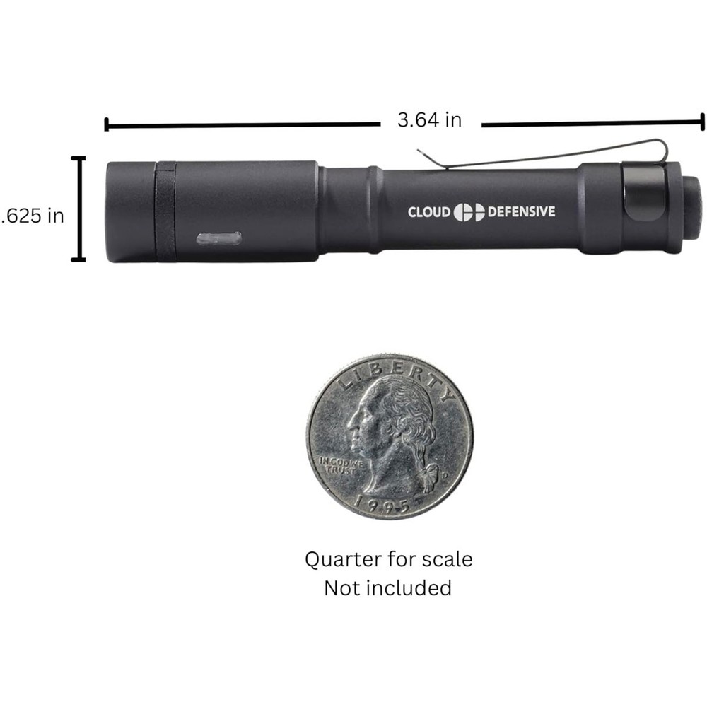 CLOUD DEFENSIVE Chicro Admin 350 Lumens Light (CHICRO-01-BLK)
