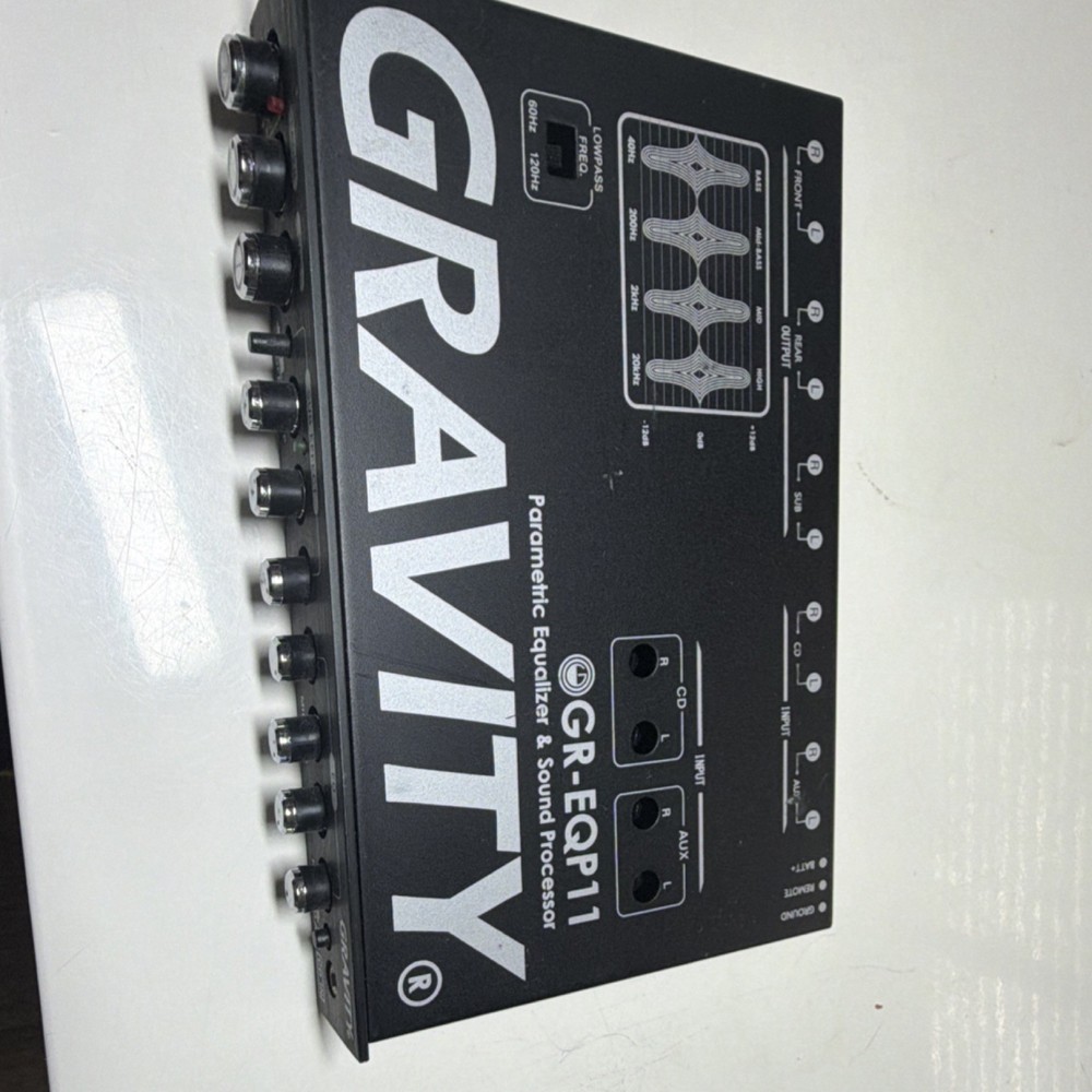 Gravity GR-EQP11 Parametric Equalizer & Sound Processor for Car Audio