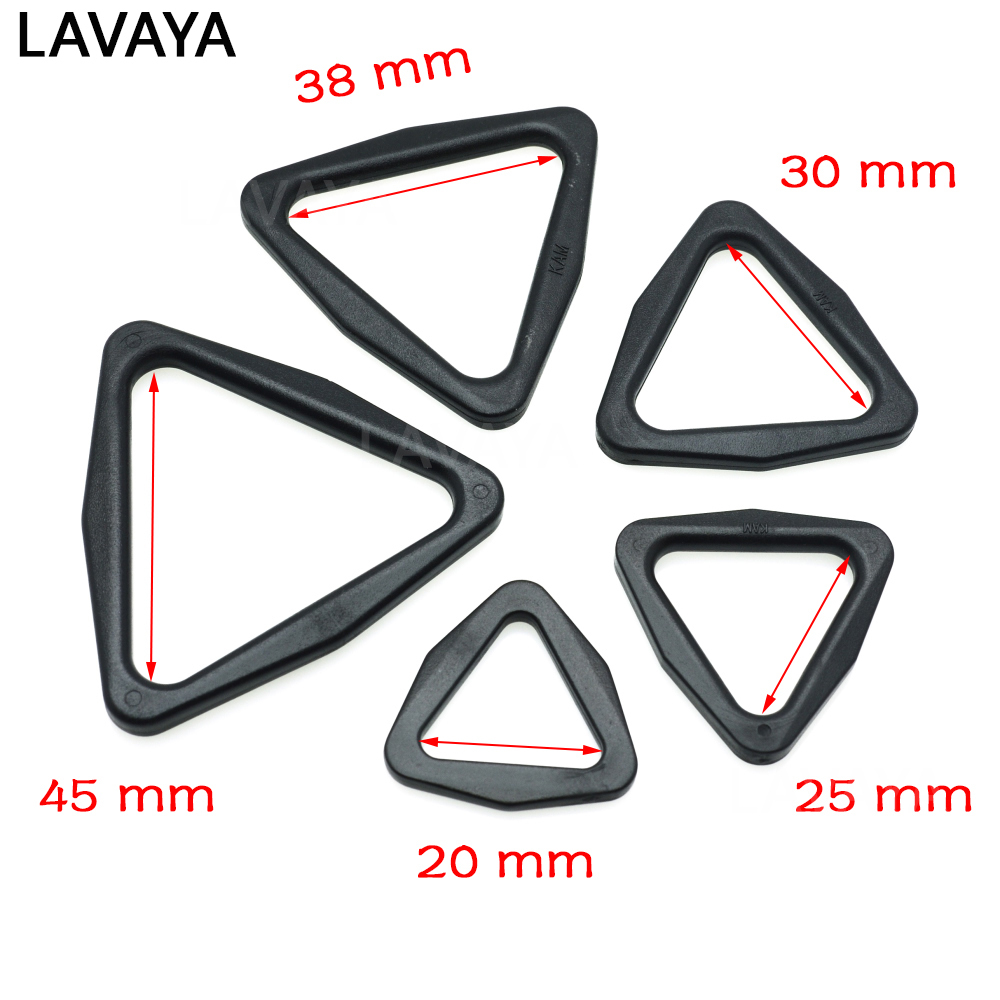 Plastic Triangle Slider Adjust Buckle for Backpack Straps Webbing