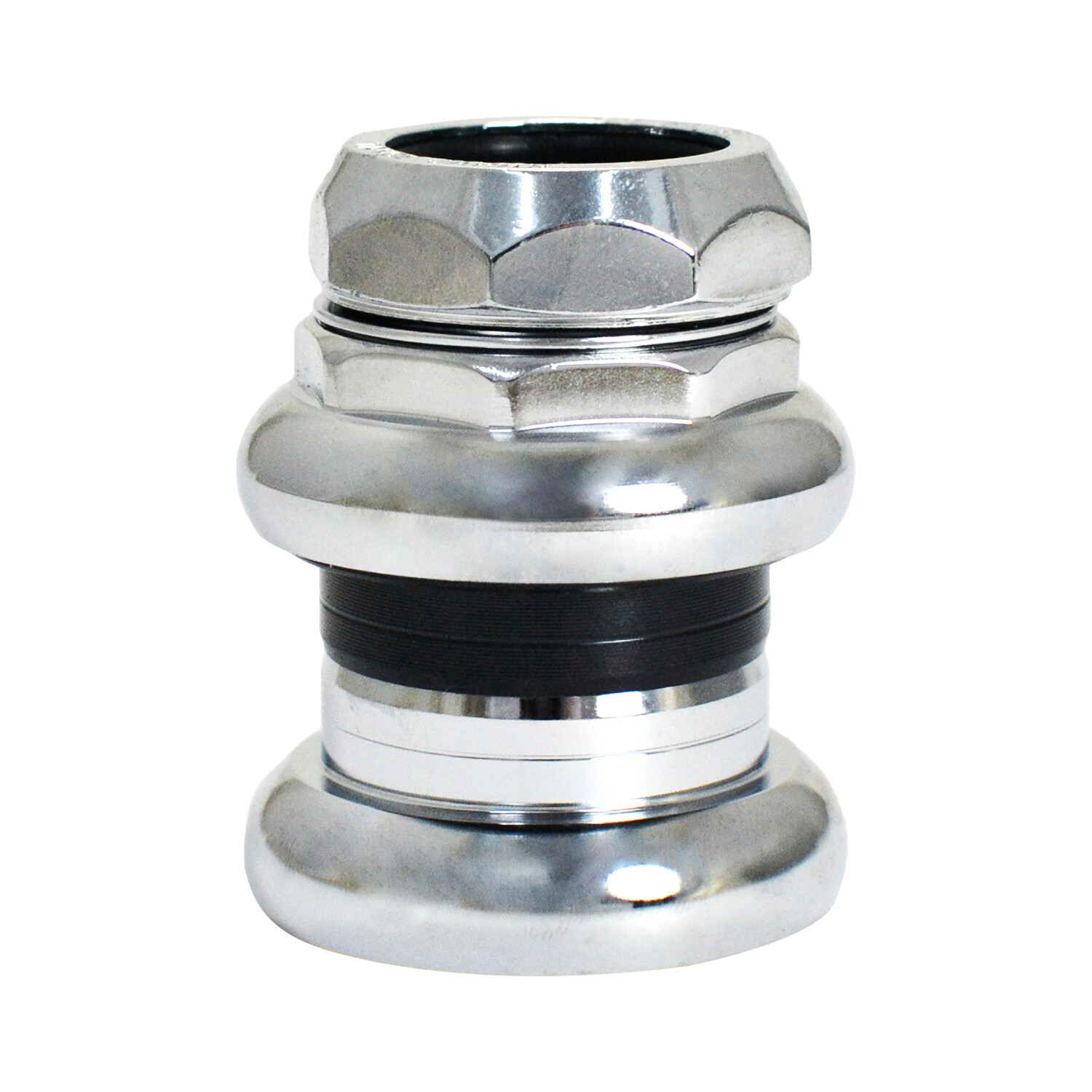 Tange-Seiki Levin CDS 1" Threaded Headset 26.4mm Crown Race Chrome , Silver