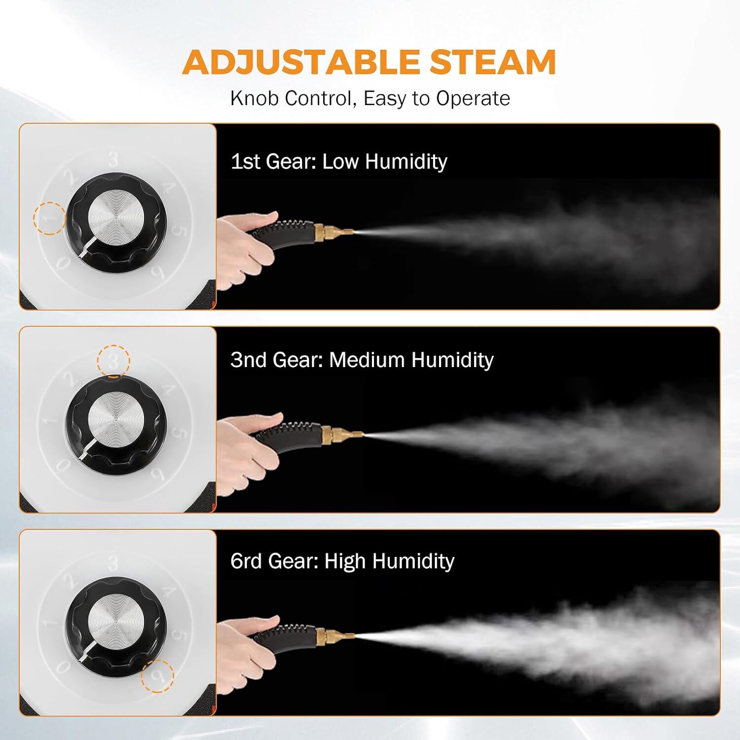 2500W Car Detailing Steamer High Pressure Handheld Steam Cleaner Household US