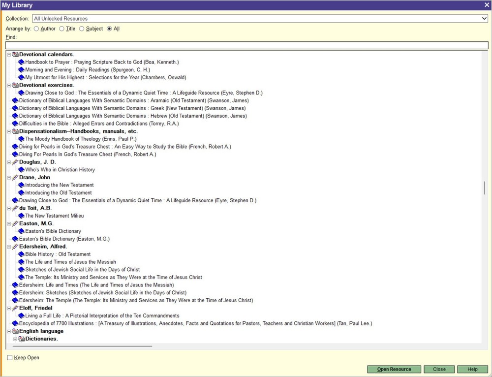 Logos Bible Scholar's Library software (DVD for Windows)