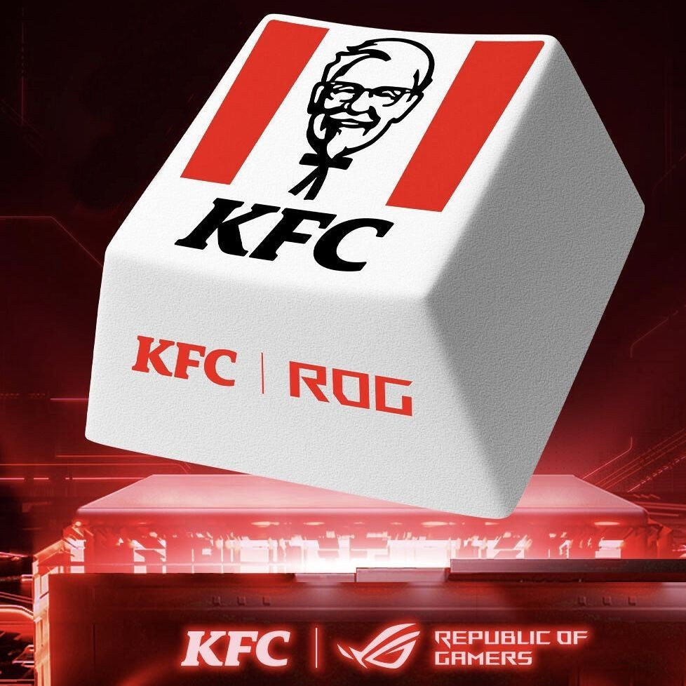 2025 KFC ROG Keyboard KeyCap Replace Completed Set 7 PCS NIP