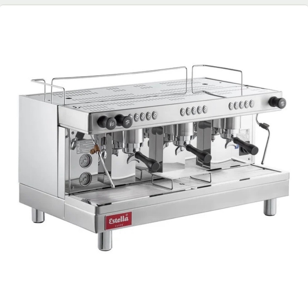 Estella Caffe ECEM3 Three Group Automatic Espresso Machine - 220-240V