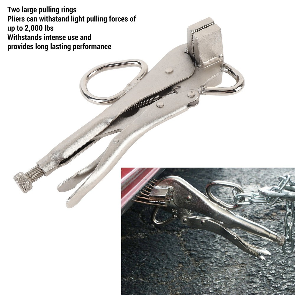 Pull Plier 20085 2000lb Auto Body Stud Pins Pull Plier with 2 Pull Ring Carbon