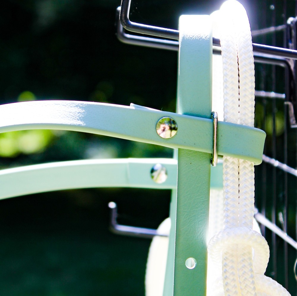 Sage Green Biothane Loping / Hackamore Bridle