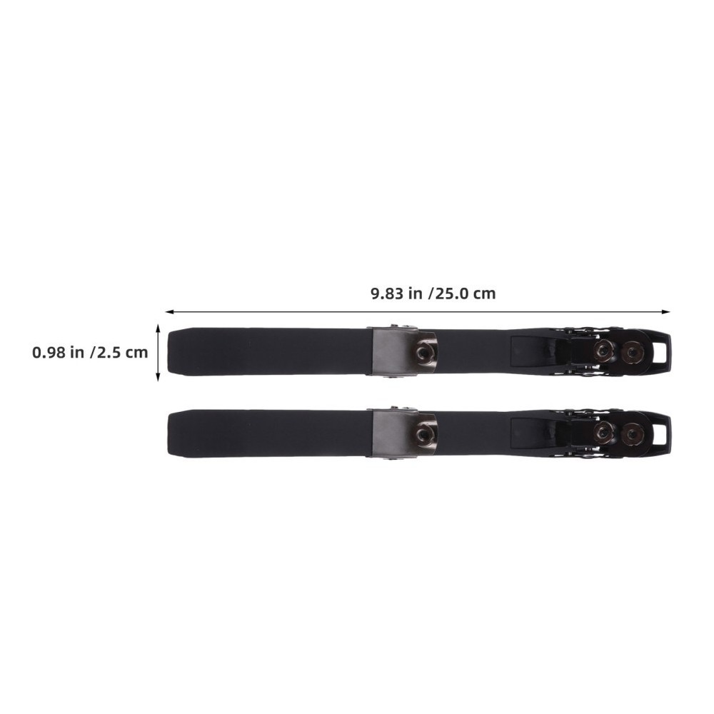 4 Pcs Roller Skates Buckle Straps Inline Part Nylon Snowboard Binding Accessory