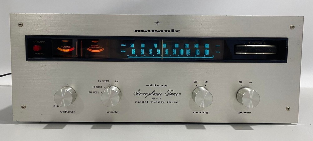 Vintage Marantz model Twenty Three Solid State AM/FM Tuner! Serviced!