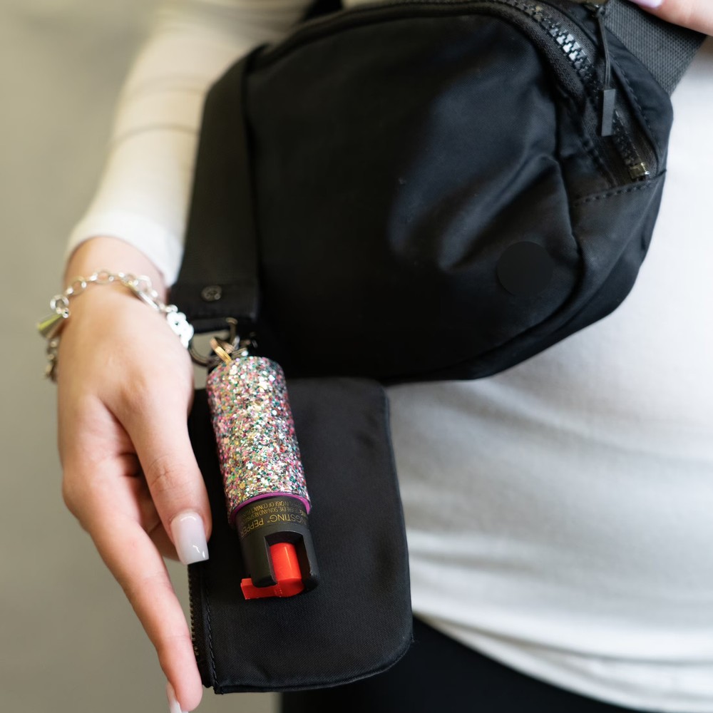 BLINGSTING Essentials Maximum Strength Pepper Spray with Key Ring.